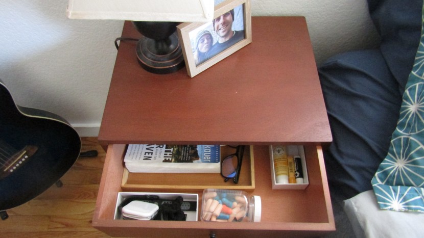 the decor therapy mid century one drawer side table is simple and...