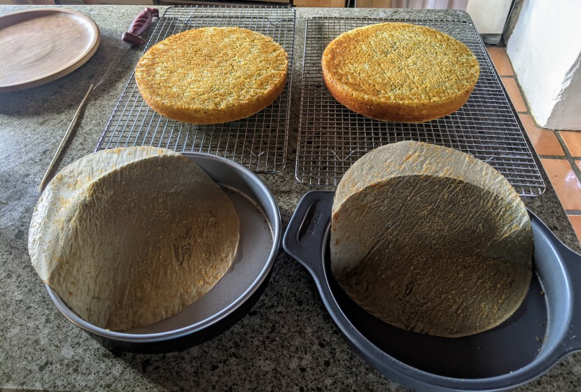 not all aluminized steel pans cook the same. baking a simple yellow...