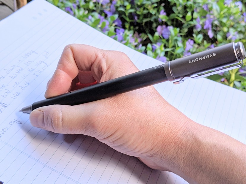 smart pen - the symphony pen is relatively straightforward to write with and...