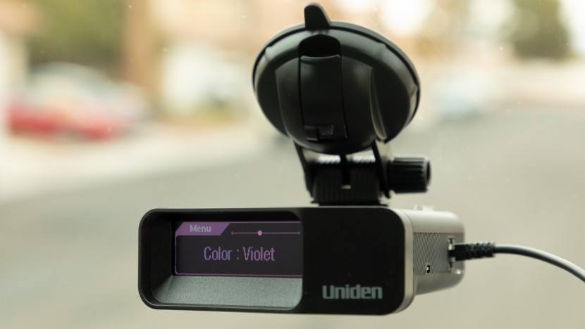 uniden r7 - having the option to change the display color is not only fun, but...