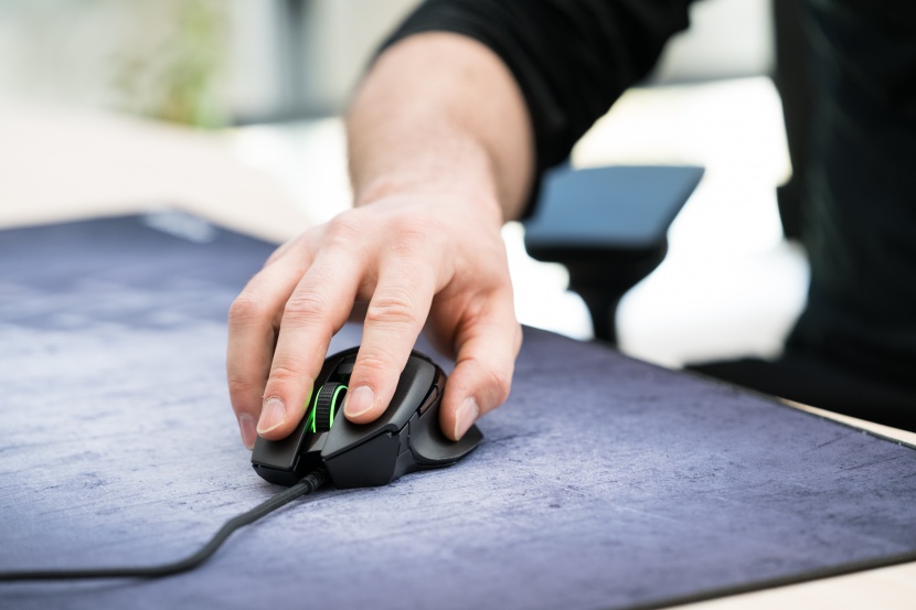 gaming mouse - fingertip grip.