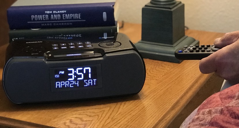 the larger speakers give the sangean a deep, rich sound, which can...