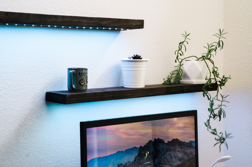 led strip lights - the l8star gave off an excellent ambiance. we liked the app control...
