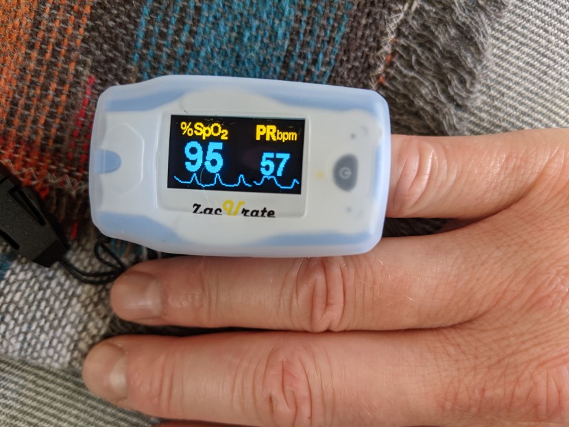 pulse oximeter - while a bit small for our fingers (even the pinkies) this children&#039;s...