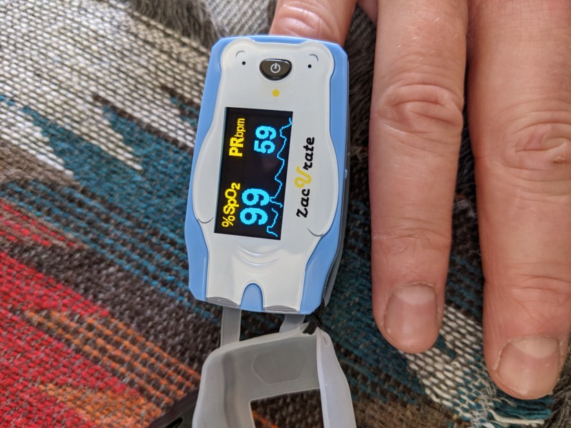 pulse oximeter - it doesn&#039;t impact accuracy, but the polar bear on the zacurate...