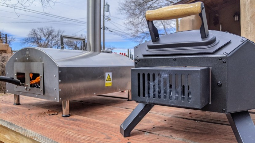 pizza oven - both of these wood-ovens cost about the same, but the bertello oven...