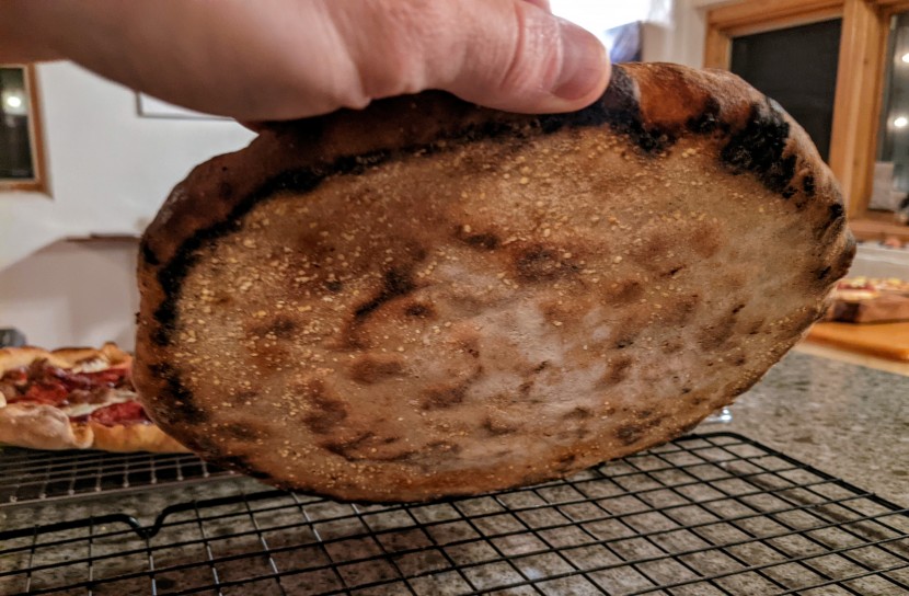 the difference between wood- and gas-fired ovens. here is an example...