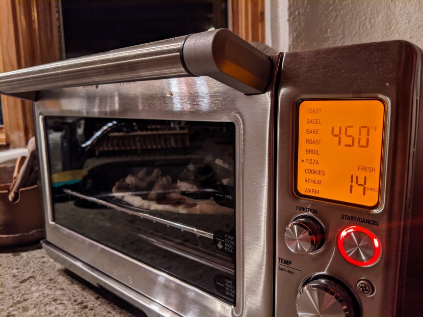 breville smart oven - an easy-to-read lcd screen, and intuitive button design are...