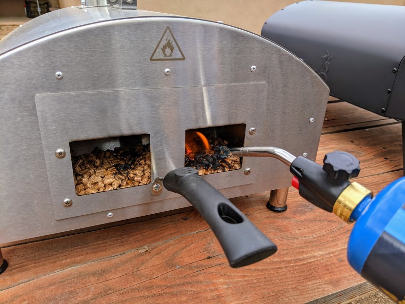 deco chef outdoor - the firebox is well-designed for tending pellets, but without any...