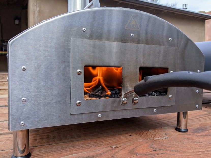 deco chef outdoor - once lit, the firebox burns very efficiently, directing flames...