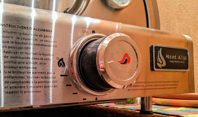 pizza oven - the flick of a switch is all it takes to light up a gas-powered...