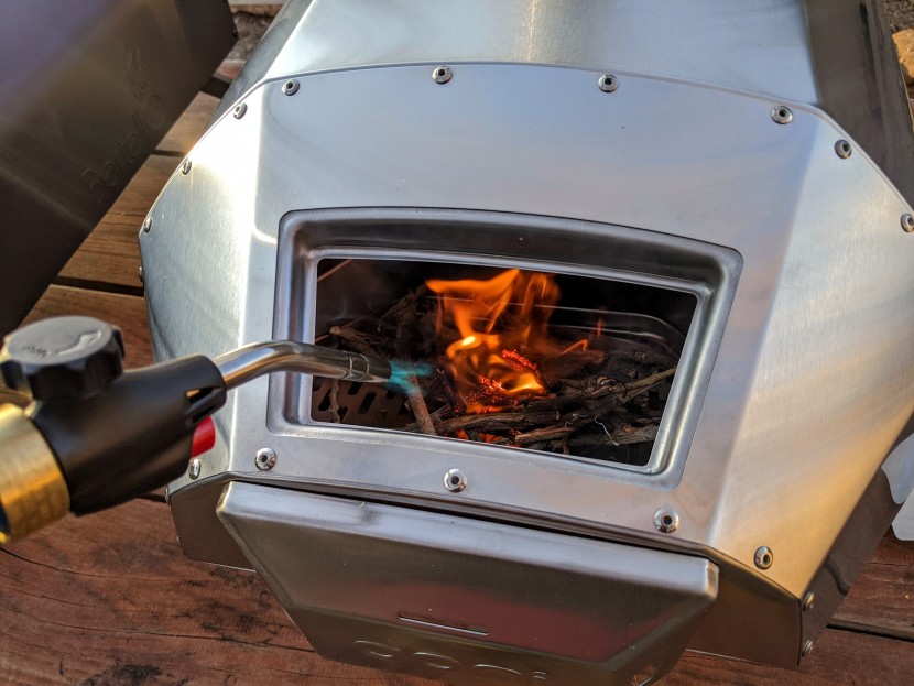 ooni karu 12 - a simple flame torch is probably the easiest way to light one of...