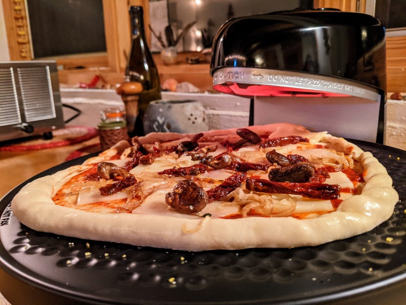 pizza oven - though still not exactly satisfactory, the electric heating elements...