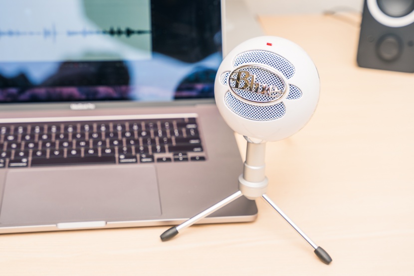 the blue snowball ice looks like something out of a sci-fi movie and...