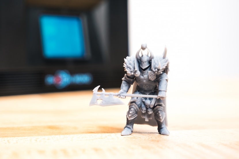 anycubic photon mono - this printer managed exceptionally detailed models.