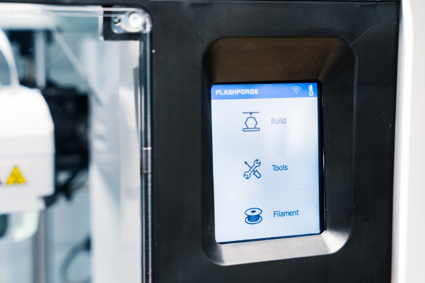 flashforge adventurer 3 - the interface on this machine is simple and easy to navigate.