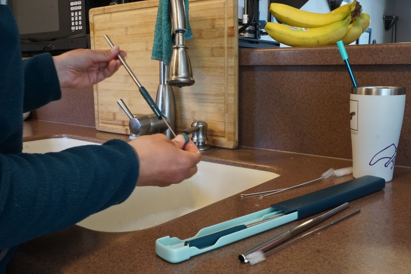 metal straw - the oxo straw set&#039;s silicon tip is well designed and is one of the...