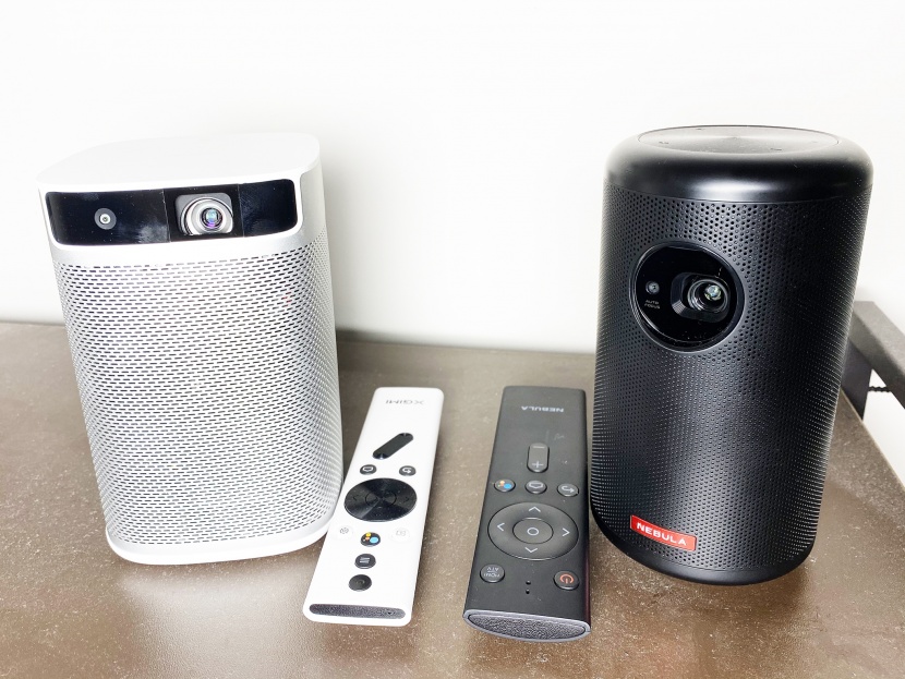 portable projector - with stellar audio performance, both the xgimi mogo pro and the...