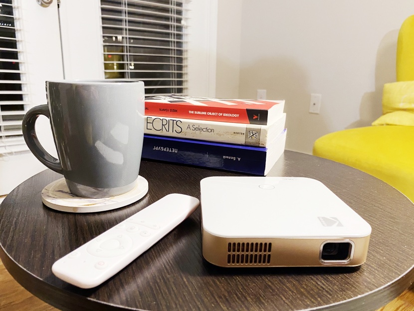 portable projector - sleek, small, and portable, this projector is the ultimate in...