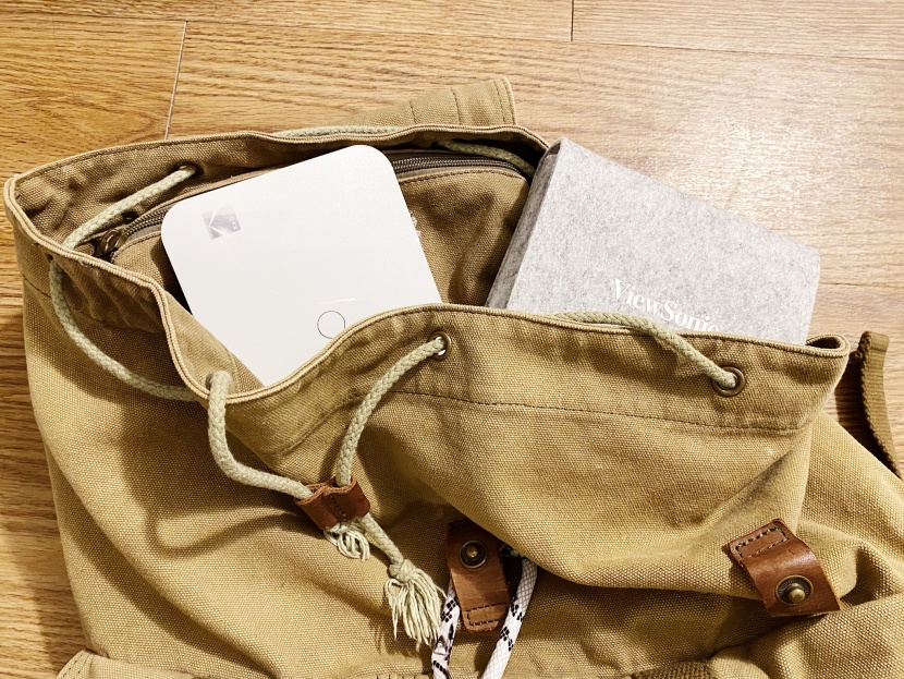 portable projector - with their small, streamlined designs the kodak luma 350 and...