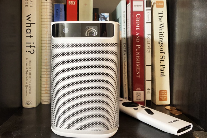 portable projector - with incredible image quality, this projector makes movie theaters...