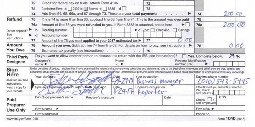 fujitsu scansnap ix1600 - the scansnap ix1600 renders very clear typed and hand written text.