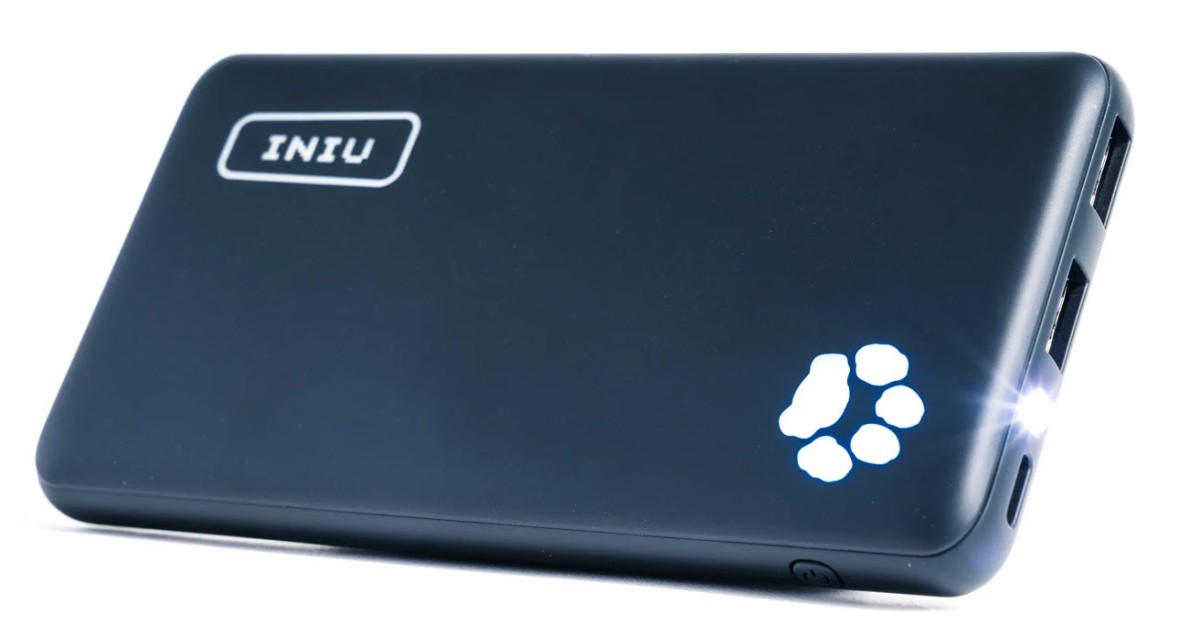 INIU Power Bank, [2 Pack] The Slimmest & Lightest USB C 10000 mAh External Battery  Pack