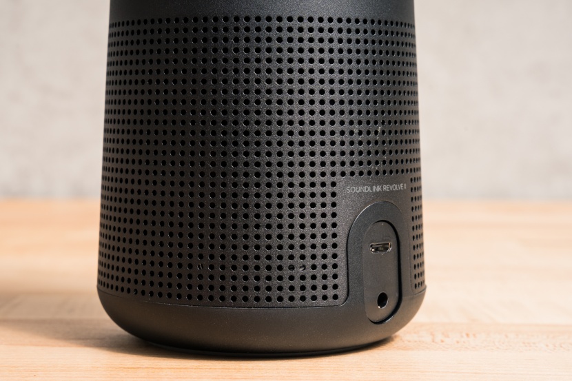 bose soundlink revolve+ ii - this speaker gets a full charge in about 4 hours via a micro usb and...