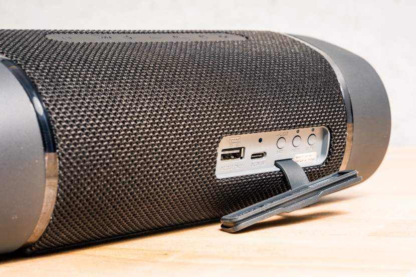 sony srs-xb33 - this speaker charges via a usc-c cord, and you can charge your...