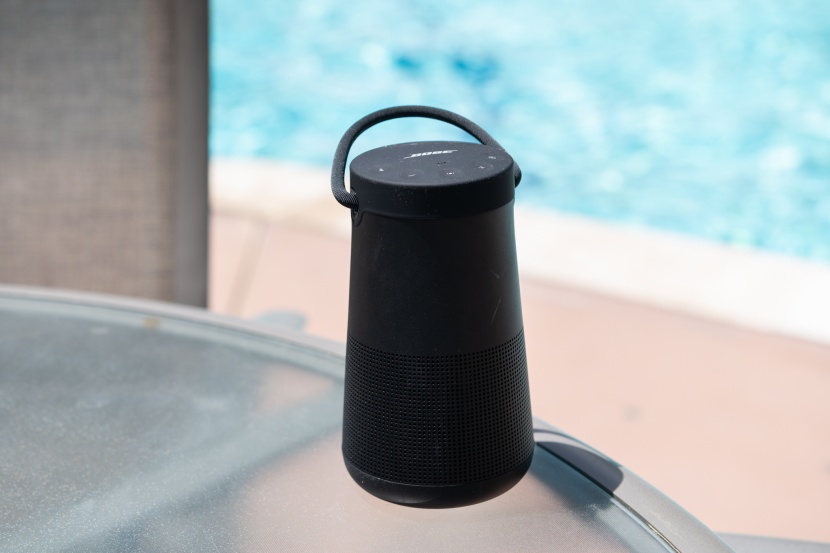 wireless speaker - this speaker&#039;s cylindrical shape projects high-quality audio in all...