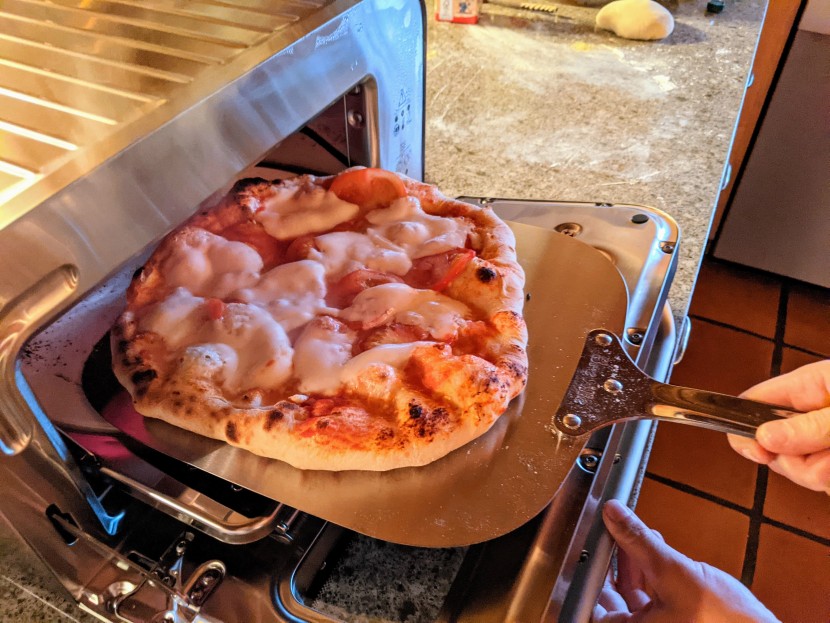 finally we have the neapolitan pizza (not yet topped with fresh...