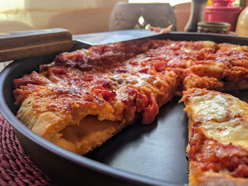 look closely: the laminated dough of a deep-dish pie offers a unique...