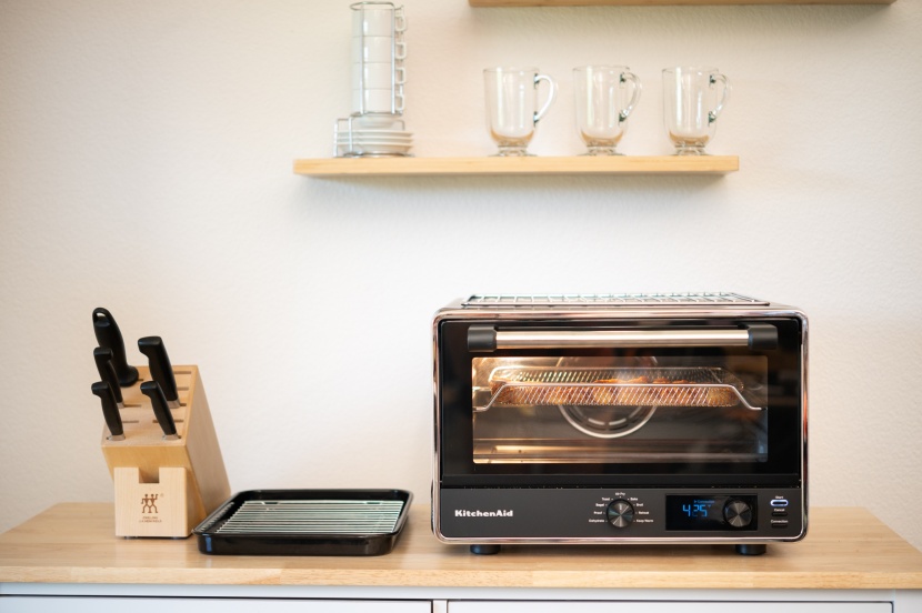 kitchenaid digital countertop oven with air fry - the kitchen aide countertop oven is user-friendly, versatile, and...