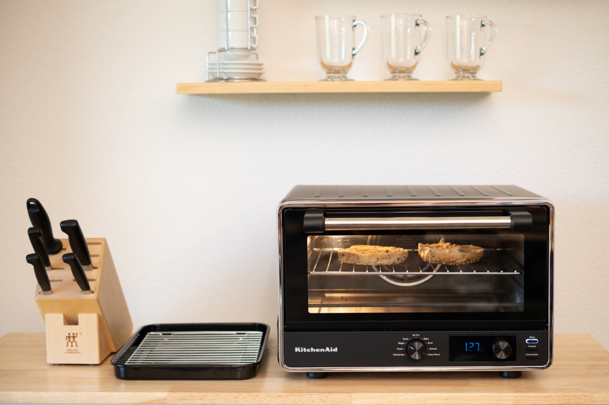 kitchenaid digital countertop oven with air fry toaster oven review