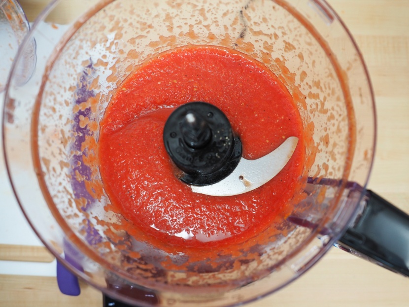 from whole tomatoes to this in seconds.