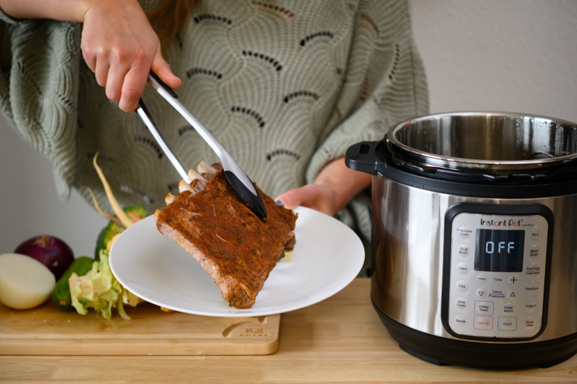 instant pot duo plus 6 quart - nothing like a juicy, tender rack of ribs.