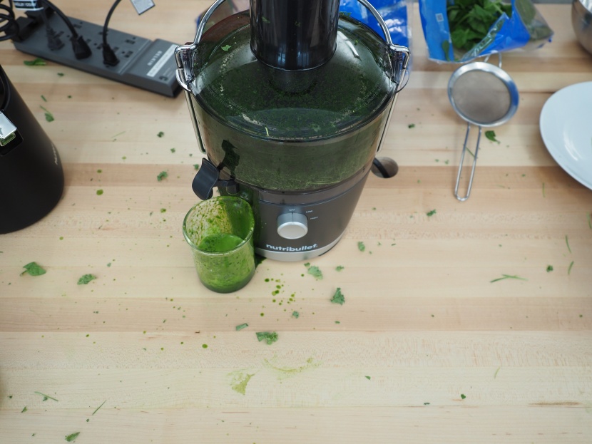 nutribullet 800w juicer - the result of trying to juice spinach with the nutribullet juicer: a...