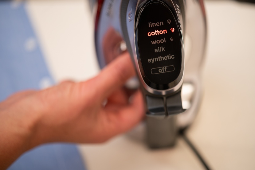 clothes iron - presets make things easy.