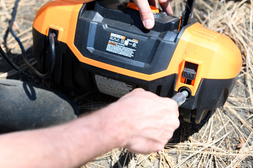 worx 13 amp 1500 psi electric pressure washer - although the worx 13 is an electric pressure washer, there is no...