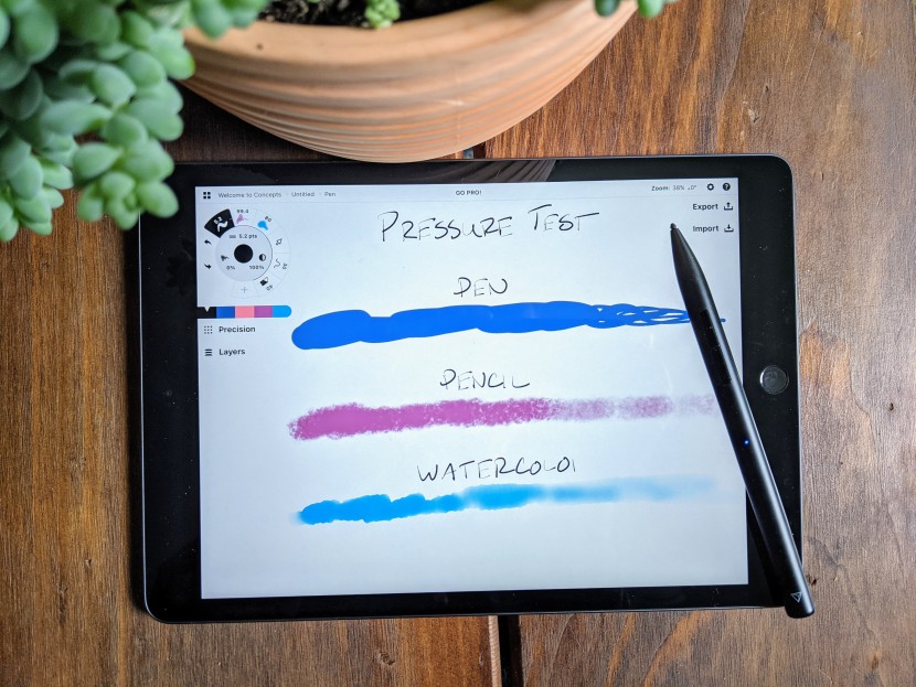 stylus pen - the adonit note+ offers impressive pressure sensitivity in the...