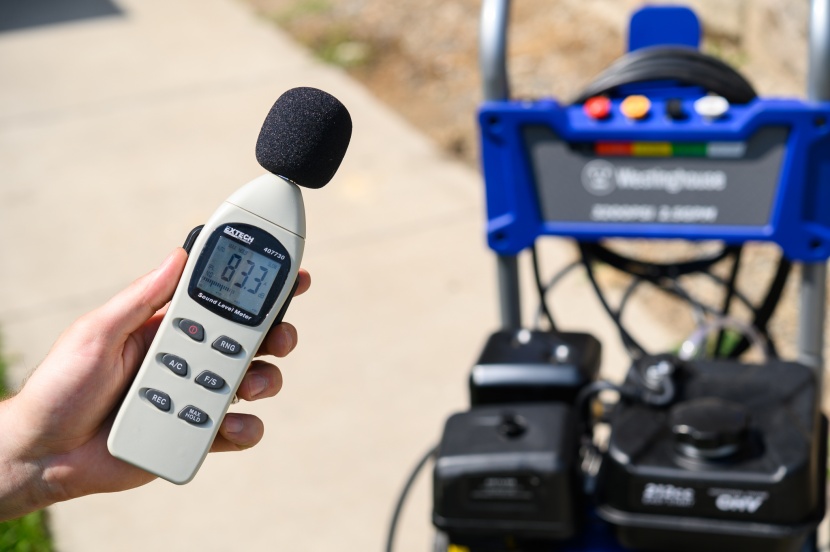 westinghouse wpx3200 - although quieter than some other poorer-performing pressure washers...