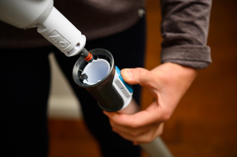 bissell powerfresh slim 3-in-1 - a simple button makes it easy to snap on the pieces you need for the...