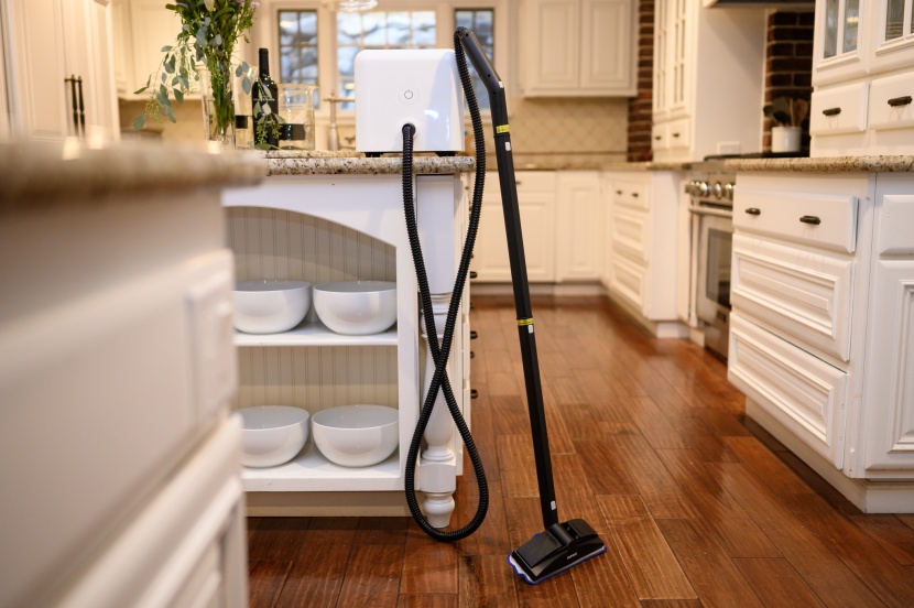 steam mop - the dupray neat steam has a slender profile that moves easily, but...