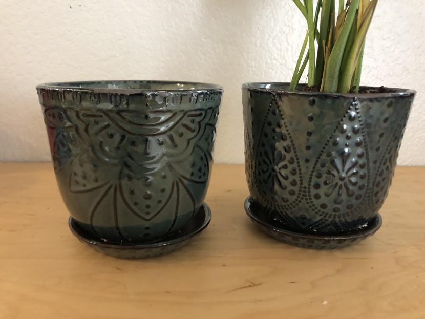 garden pot - these decorative pots come in two different styles.