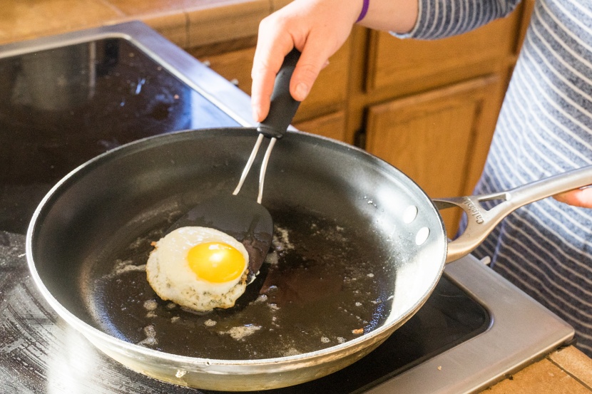 spatula - oxo good grips nylon flexible turner accentuates the ease of frying...