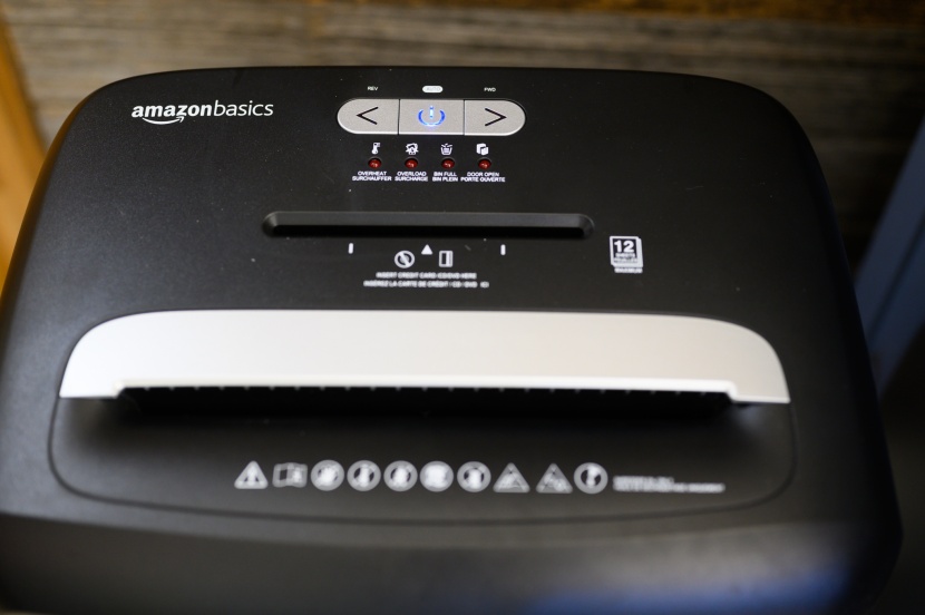 amazon basics 12 sheet micro-cut - overall we really enjoy using the 12-sheet high security micro-cut.