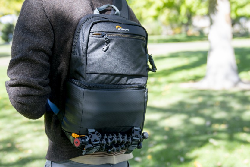sling camera bag - the lowepro slingshot fits snugly and comfortably against the body...