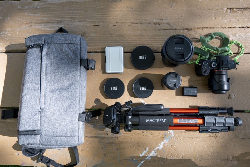 sling camera bag - the sling from amazonbasics can fit a decent combination of camera...