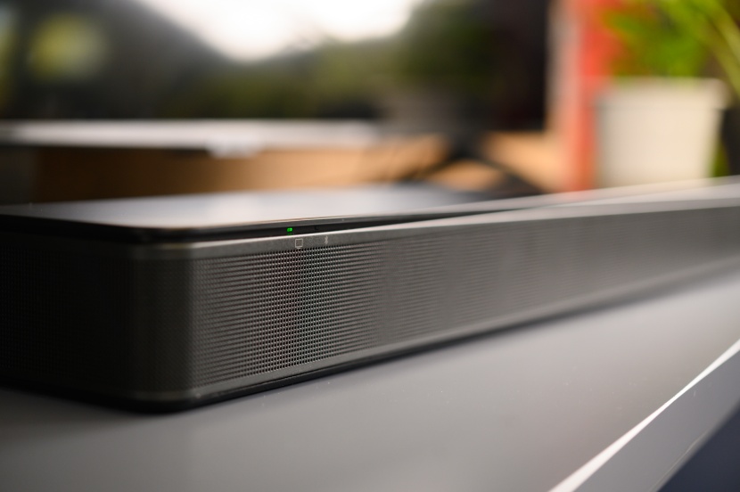 bose tv speaker - we love the easy-to-clean protective metal grill.