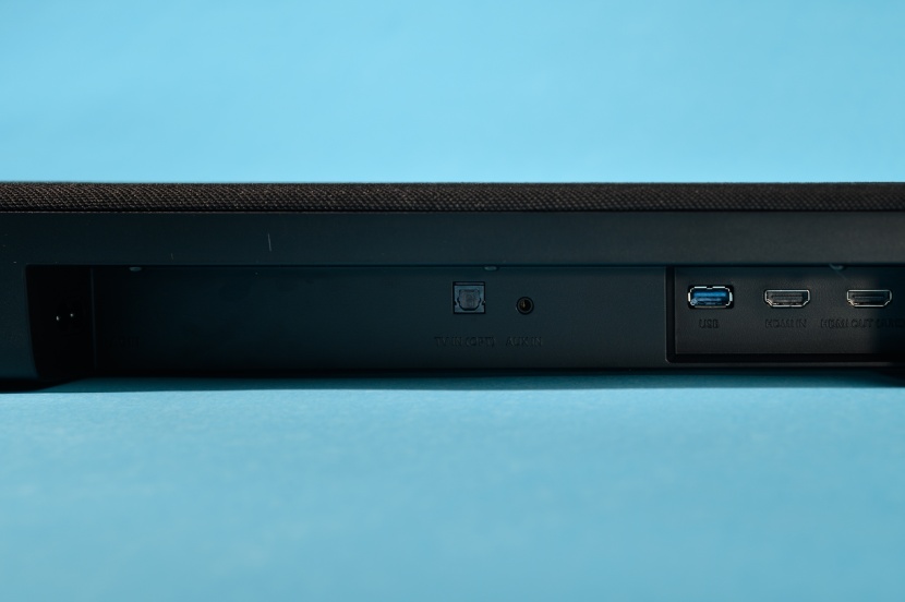 soundbar - hdmi and optical cables provide one convenient point of connection...